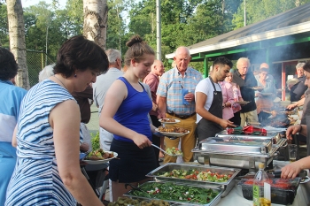 syrische barbecue, klein bestand